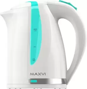 Электрический чайник Maxvi KE1701P (белый/зеленый) фото