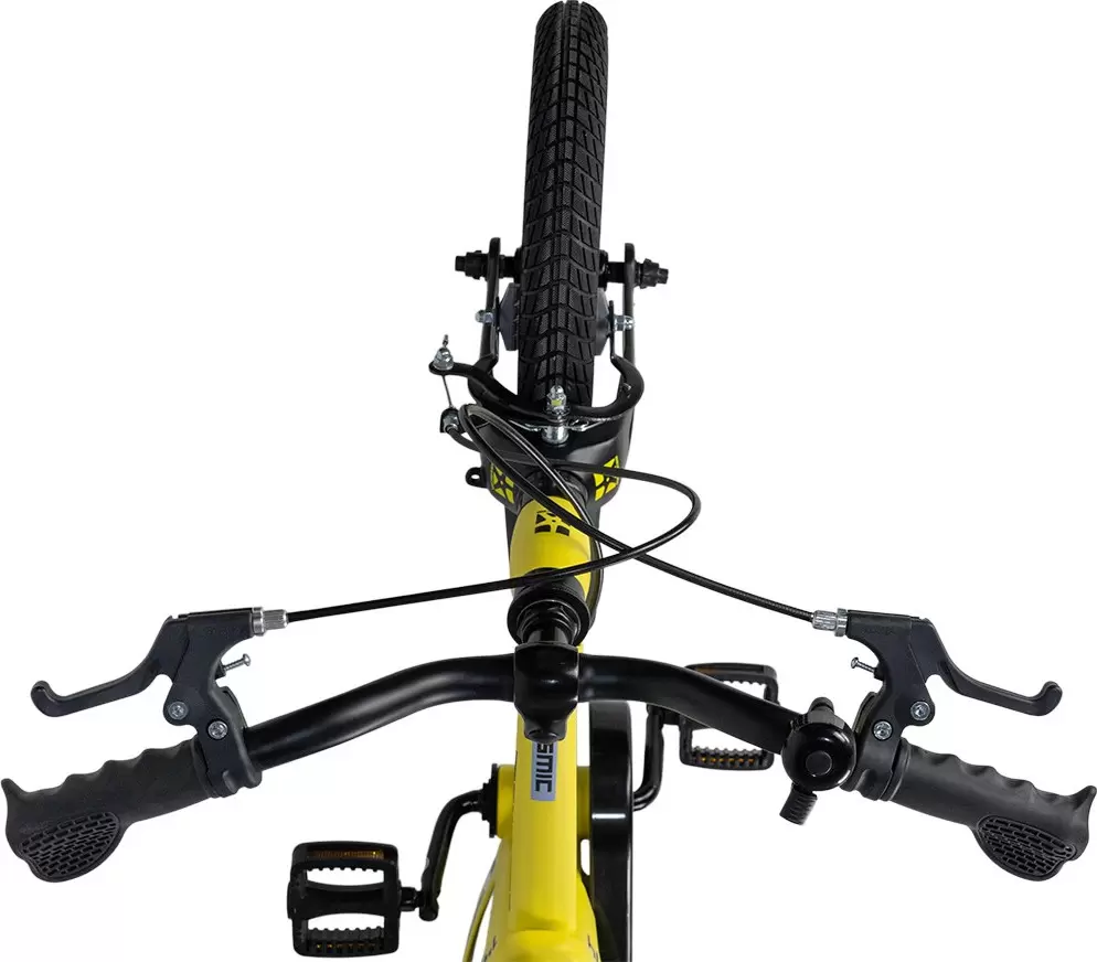 Детский велосипед Maxiscoo Cosmic Стандарт Плюс 14 2025 / MSC-C1441 (желтый матовый) фото