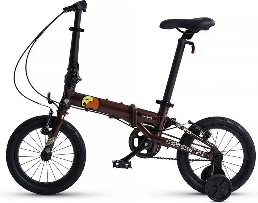 Детский велосипед Maxiscoo S007 PRO 14 2024 / MSC-007-1409P (бронза) фото