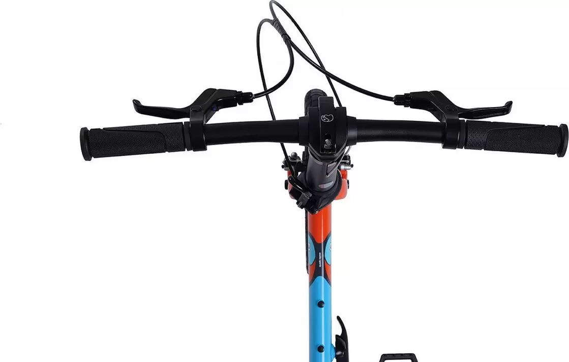 Детский велосипед Maxiscoo S007 PRO 14 2024 MSC-007-1407P (синий/оранжевый) фото