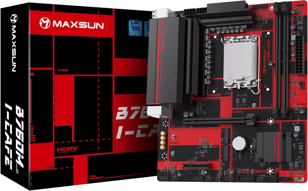 Материнская плата Maxsun B760M I-Cafe фото