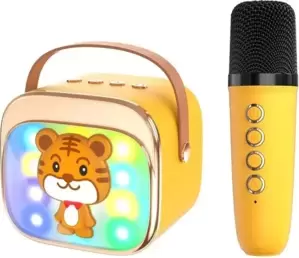 Беспроводная колонка Maxtop KK03 (тигр, желтый) фото