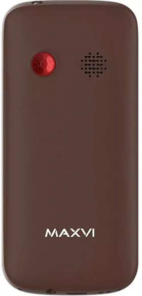 Мобильный телефон Maxvi B100 (коричневый) фото 2