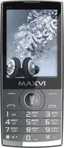 Мобильный телефон Maxvi P19 (серый) icon