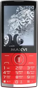 Мобильный телефон Maxvi P19 (винный красный) icon