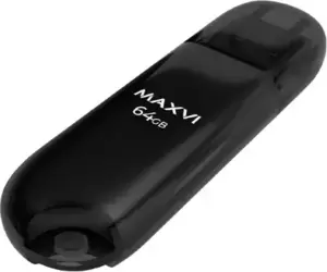 USB Flash Maxvi P1 64GB (черный) фото