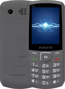 Мобильный телефон Maxvi P33 (серый) icon