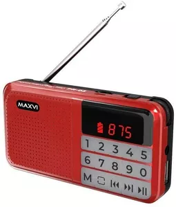 Радиоприемник Maxvi PR-02 (красный) фото