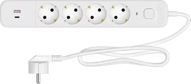 Maxvi SP-318AC (1.8м, белый)