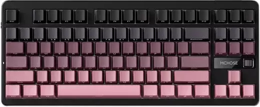MCHOSE G87 Black Pink (TTC Speed Gold Switch V2)