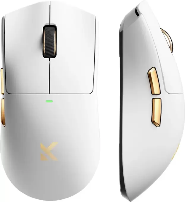 MCHOSE K7 Ultra Lightweight Wireless (белый/золотой)