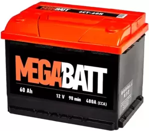 Аккумулятор Mega Batt 6СТ-60 R+ (60Ah) фото