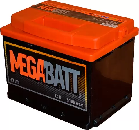 Mega Batt 6СТ-62 R+ (62Ah)