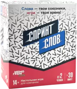 Настольная игра Мемограм Спринт слов 14+ фото