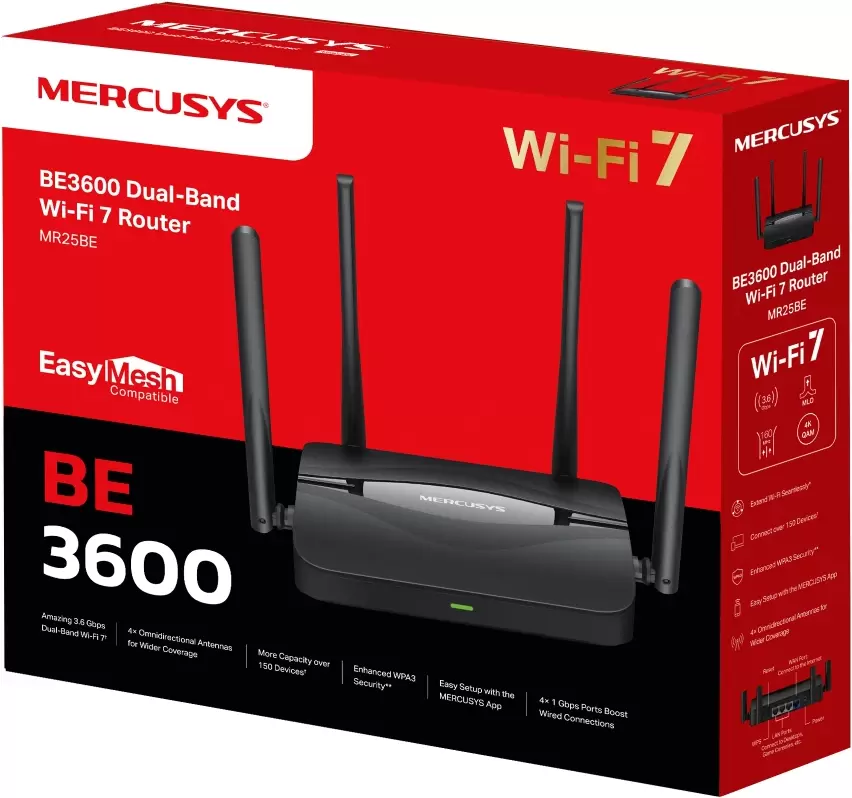 Wi-Fi роутер Mercusys MR25BE фото