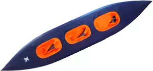Надувная лодка Merman 470/3 с фартуком (серый/оранжевый) фото