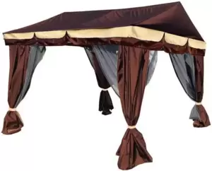 Тент-шатер МебельСад Оазис (коричневый) фото