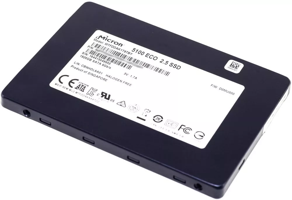 Жесткий диск SSD Micron 5100 Eco (MCRAV960TBY1A) 960Gb фото 2
