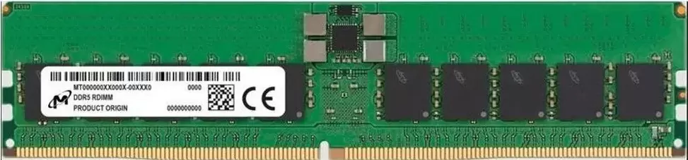 Micron DDR5 ECC UDIMM 32GB 2Rx8 5600 MHz MTC20C2085S1EC56BD1