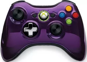 Геймпад Microsoft Xbox 360 Chrome Series Wireless Controller (Purple) фото