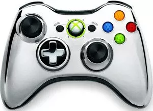 Геймпад Microsoft Xbox 360 Chrome Series Wireless Controller (Silver) фото