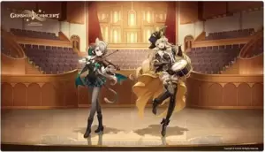 Коврик для стола miHoYo Genshin Impact Endless Sonata Навия и Линетт GEN1291 фото