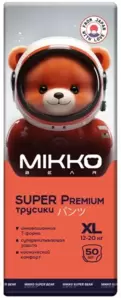 Подгузники-трусики Mikko Bear Super Premium XL 12-20кг (50 шт) фото