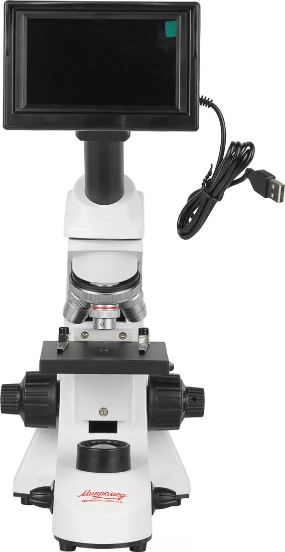 Детский микроскоп Микромед Эврика 40х-1280х LCD цифровой 28136 фото 5