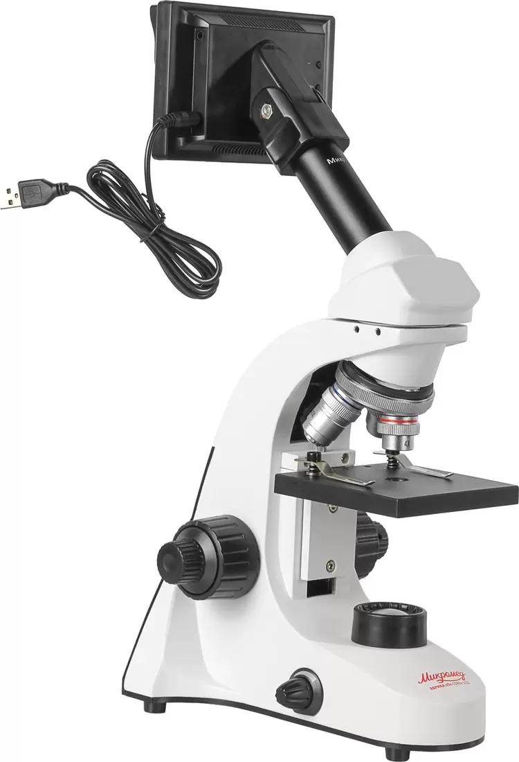 Детский микроскоп Микромед Эврика 40х-1280х LCD цифровой 28136 фото 6