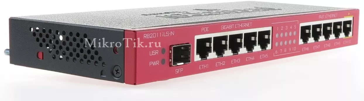 Маршрутизатор Mikrotik RouterBOARD 2011iLS-IN (RB2011iLS-IN) фото 3