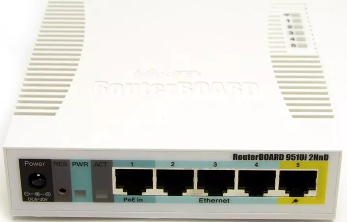 Wi-Fi роутер Mikrotik RouterBOARD RB951Ui-2HnD фото 2