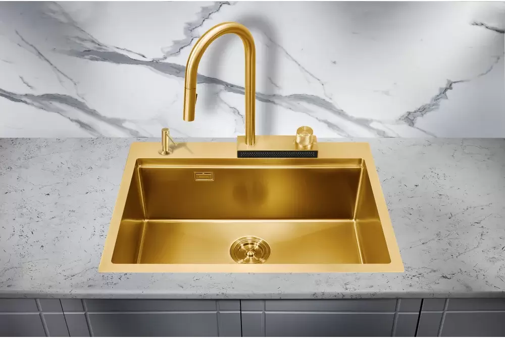 Кухонная мойка Milacio Denia 68 Steel MC.77418 фото