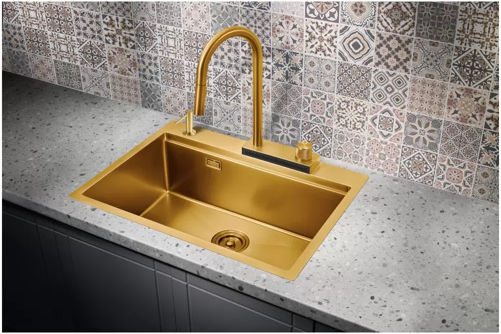 Кухонная мойка Milacio Denia 68 Steel MC.77418 фото