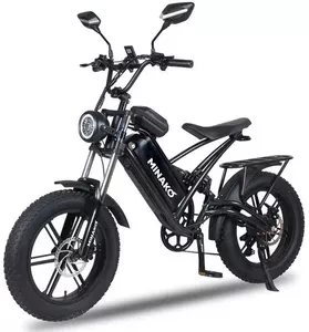 Электровелосипед Minako Fox литые черный 15Ah фото
