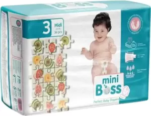 Подгузники детские Mini Boss Jumbo Midi 3 MBJ-03 (68 шт) фото