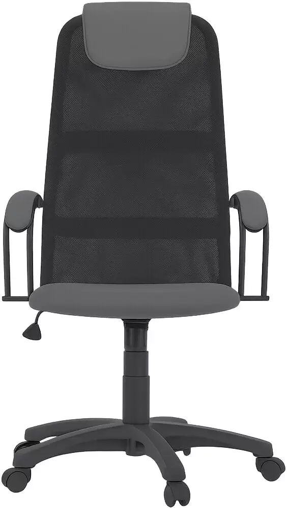 Офисное кресло Mio Tesoro Эрнесто (серый/черный) фото