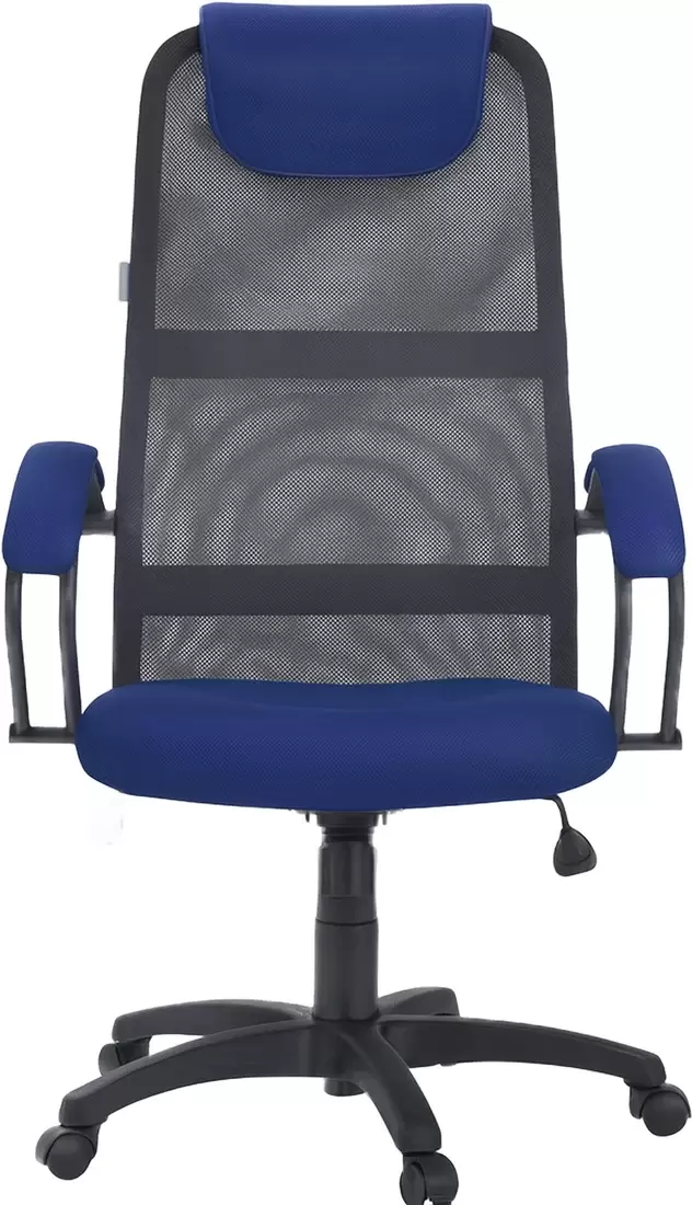 Офисное кресло Mio Tesoro Эрнесто (синий/черный) фото