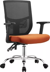 Кресло Mio Tesoro Lisa-M (черный/оранжевый) фото