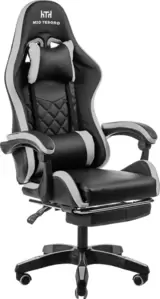 Игровое кресло Mio Tesoro Норманн 8011 (черный/серый) фото