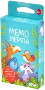 Настольная игра Мир Хобби Мемо Зверята 915863 фото