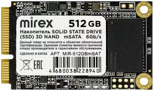 SSD Mirex 512GB MIR-512GBmSAT фото