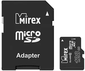 Карта памяти Mirex microSDXC UHS-I (Class 10) 128GB + адаптер (13613-AD10S128) фото