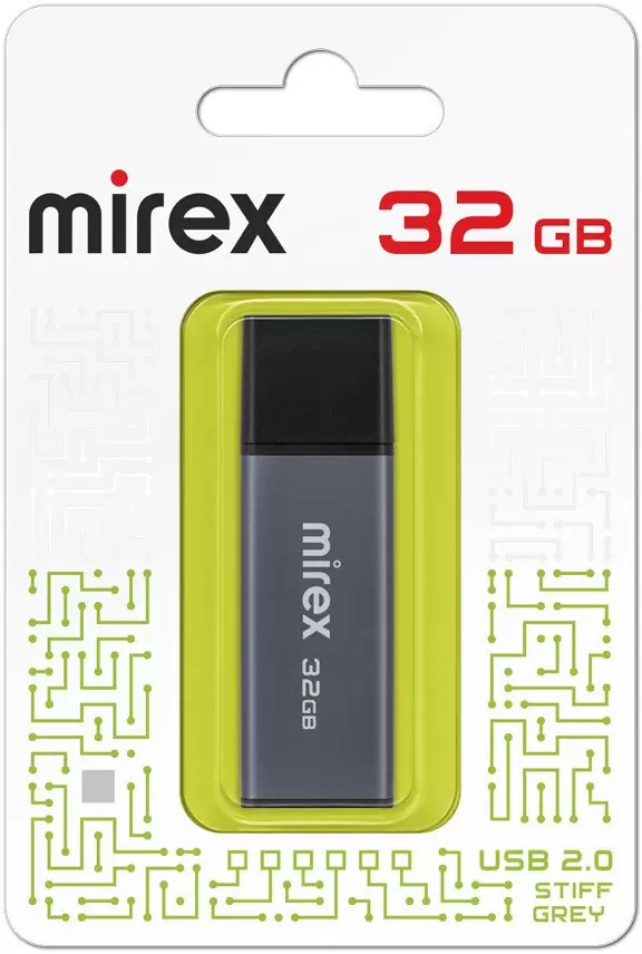 USB Flash Mirex Stiff Gray 32GB 13600-FMUSTG32 фото