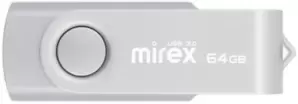 USB Flash Mirex Swivel Silver 64GB (13600-FM3SVS64) фото