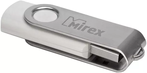 USB-флэш накопитель Mirex SWIVEL WHITE 32GB (13600-FMUSWT32) фото
