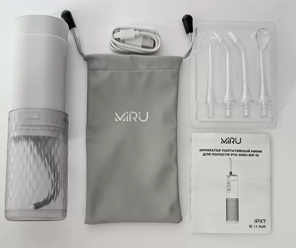 Ирригатор Miru BIP-15 (серый) фото