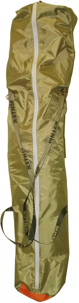 Палатка Митек Нельма Куб 3 (Оранж-беж/Хаки) + пол с 4 лунками фото