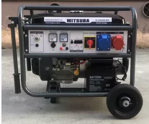 Бензиновый генератор Mitsuba SL 10000E-DVI фото
