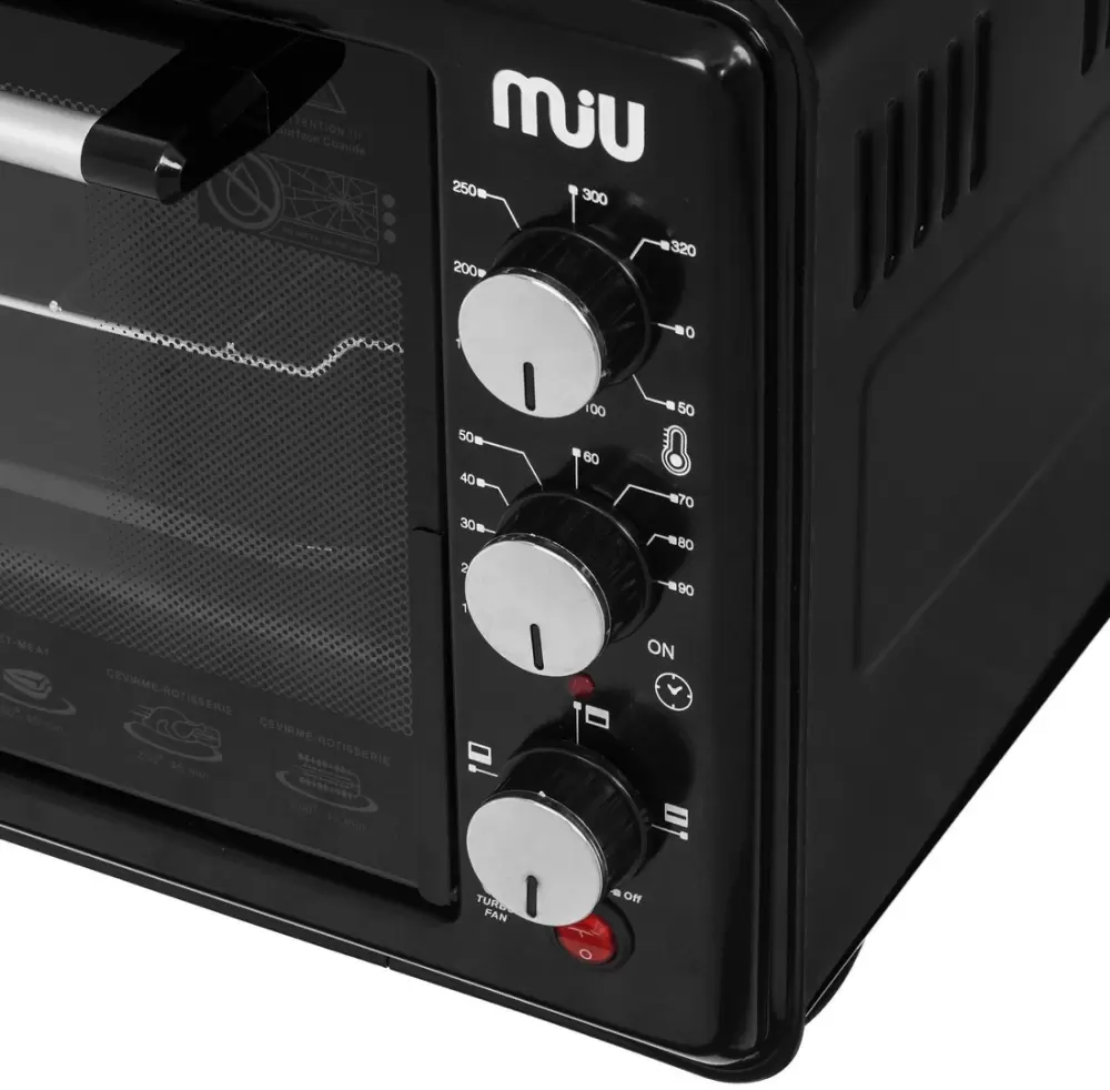 Электропечь MIU MO-40002KB (черный) фото