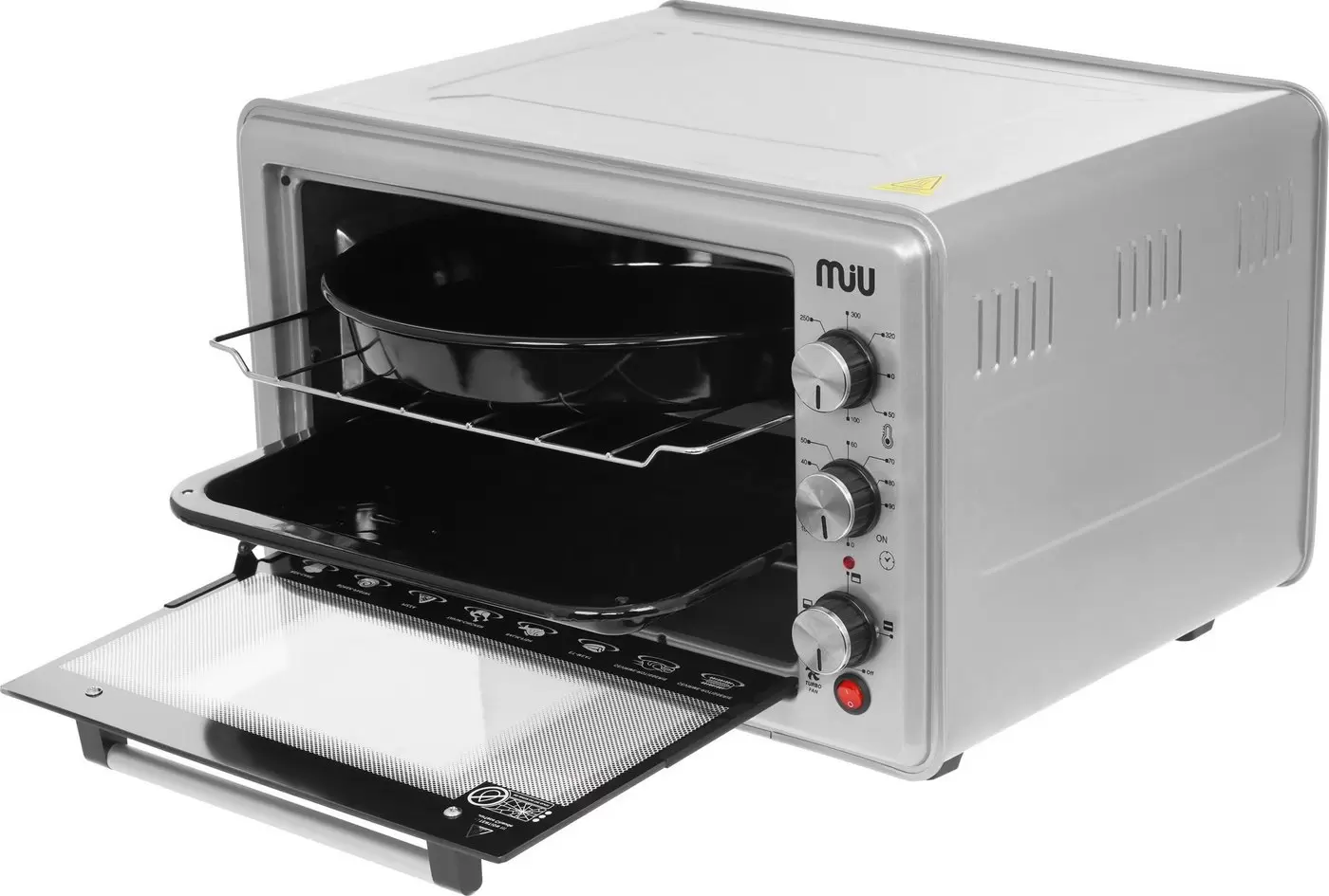 Электропечь MIU MO-40002KS (серый) фото